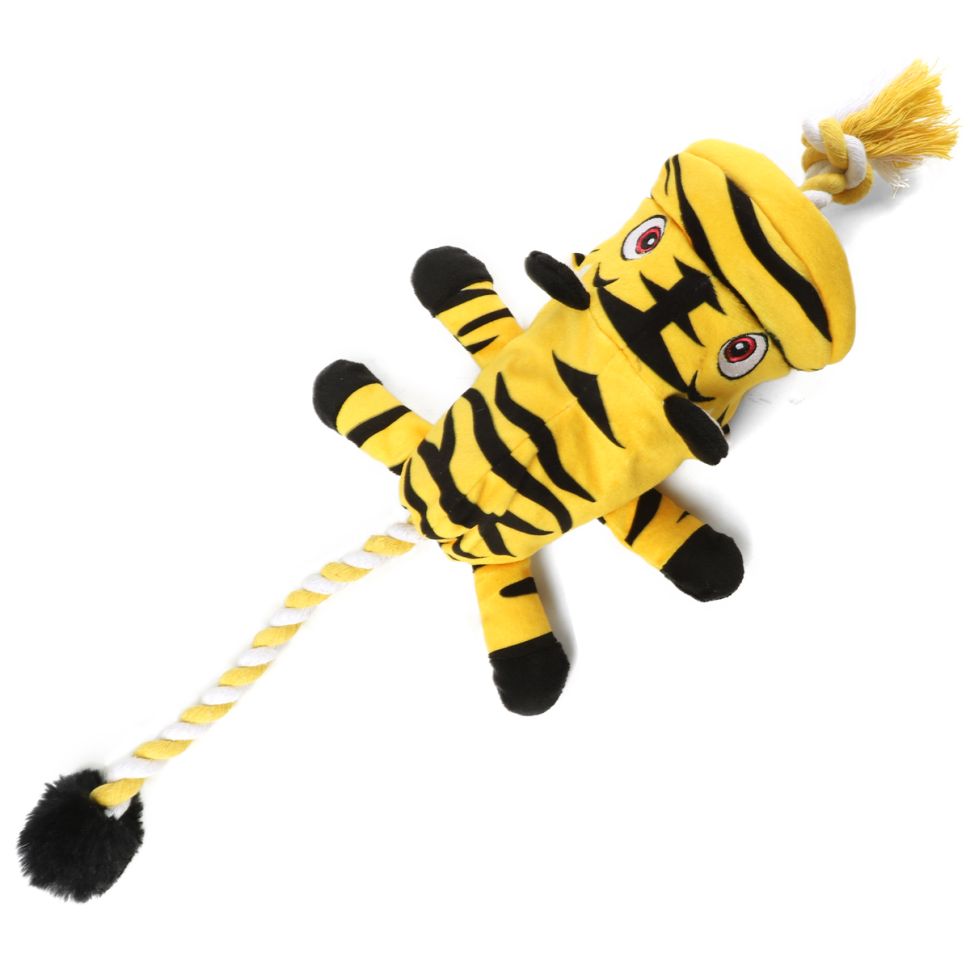 GiGwi Игрушка для собак Тигр с кабаном на веревке 53 см, серия CATCH & FETCH, 85069