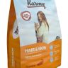 Karmy Hair & Skin Лосось корм для шерсти и кожи кошек от 1 года, 1,5 кг