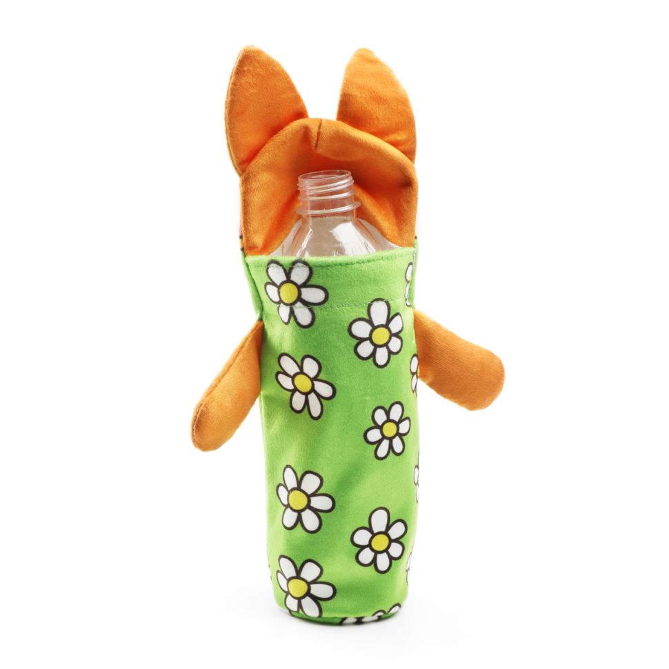 Triol: Игрушка мягкая для собак Лиса с бутылкой, 27 см, арт. 12141326