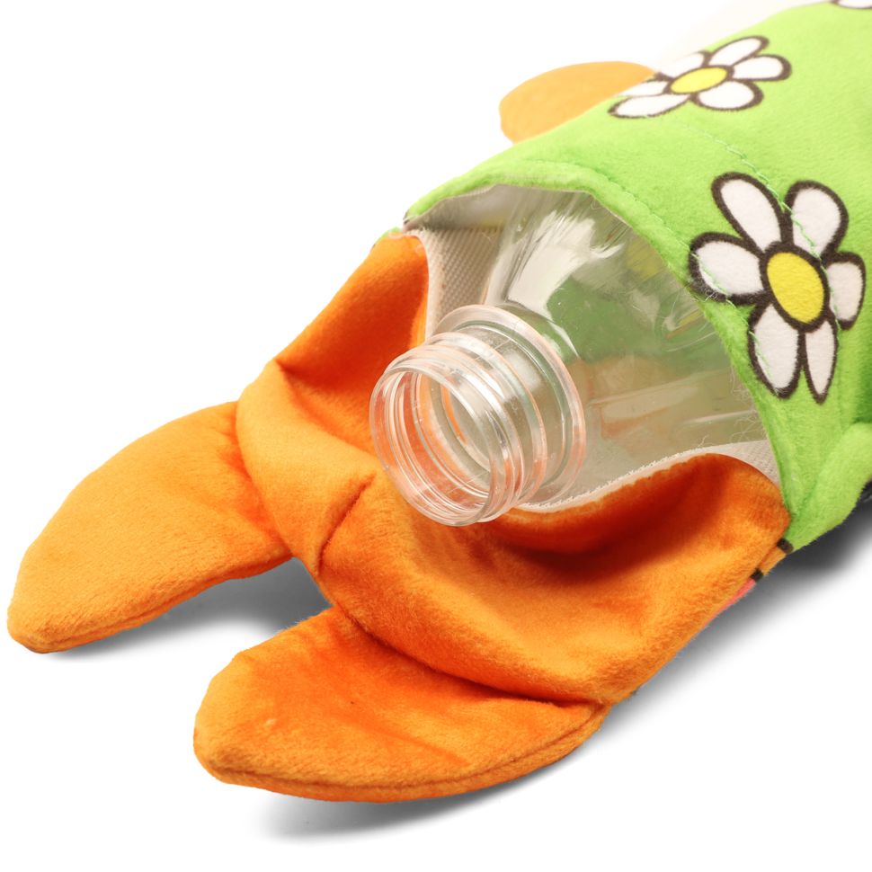 Triol: Игрушка мягкая для собак Лиса с бутылкой, 27 см, арт. 12141326