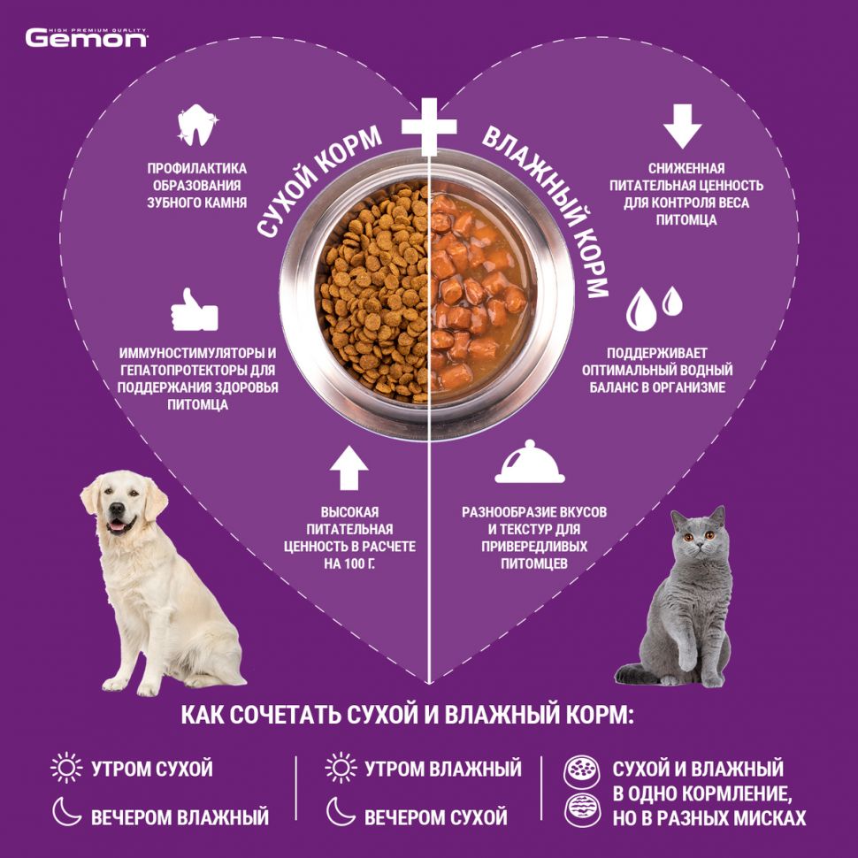 Gemon Dog Maxi корм с курицей и рисом для щенков крупных пород 15 кг