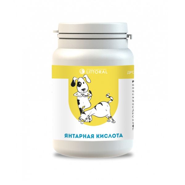 Вака: Пивные дрожжи с янтарной кислотой, 80 табл.