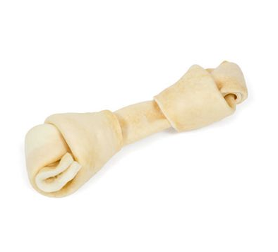 GreenQzin Узелковая кость № 9, сыромятная телячья кожа, 23 х 7 см, 110 гр.