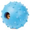 Triol: Игрушка для собак из цельнолитой резины, Мяч с колокольчиком, d=60 мм