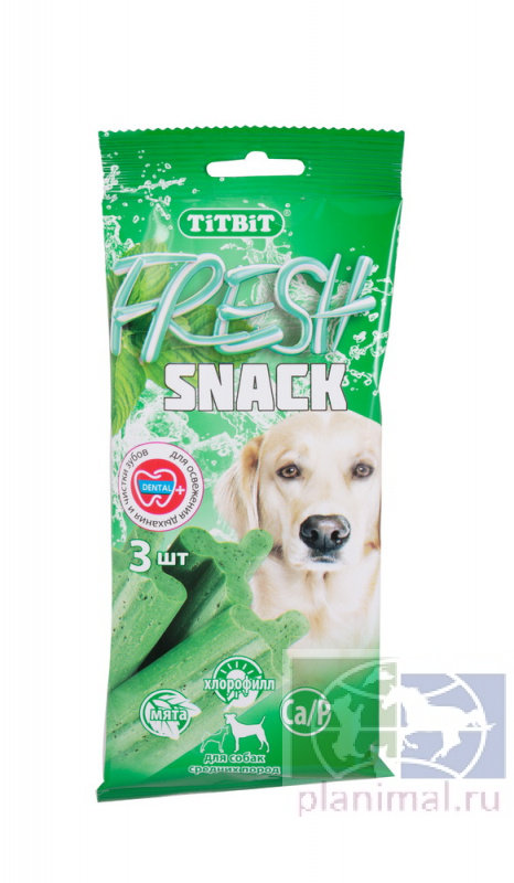 TiTBiT: Снеки Fresh для средних собак, 140 мм х 3 шт., 150 гр.