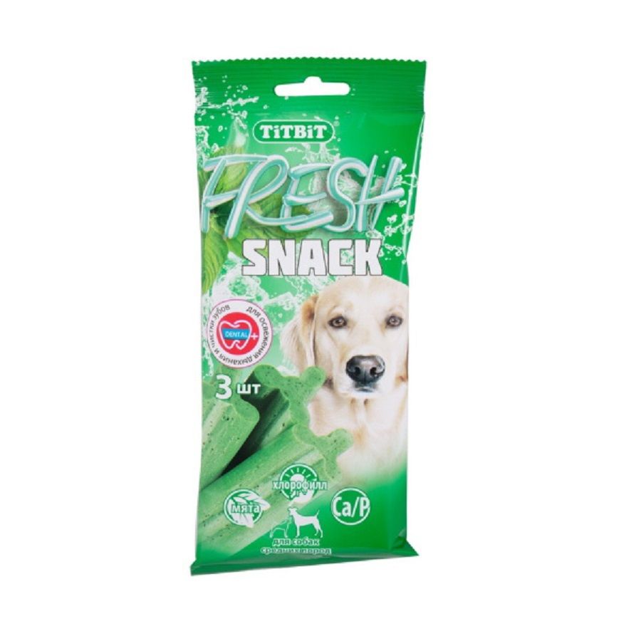 TiTBiT: Снеки Fresh для средних собак, 140 мм х 3 шт., 150 гр.