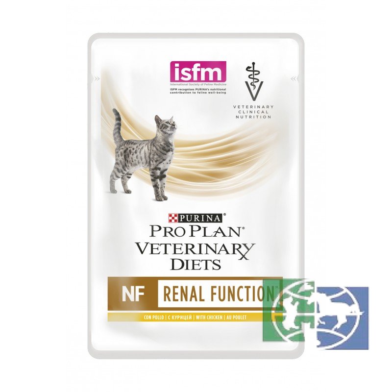 Консервы Purina Pro Plan Veterinary Diets NF для кошек с патологией почек, курица, пауч, 85 гр.