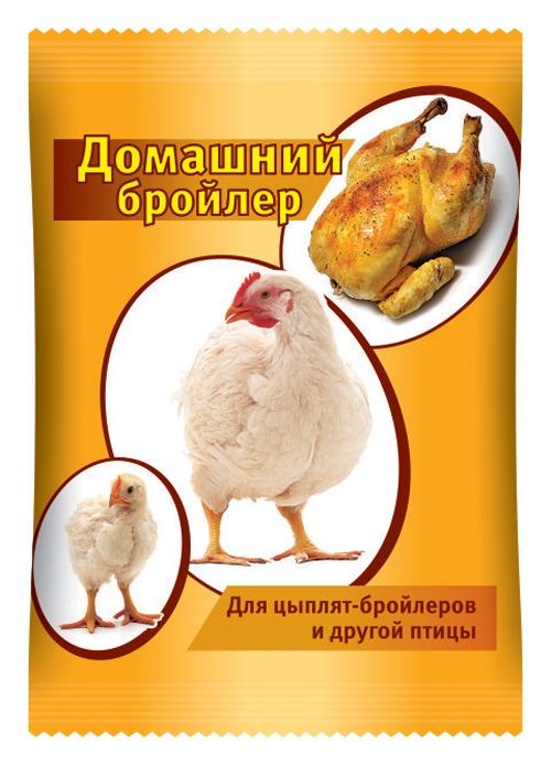 Ваше хозяйство: Домашний бройлер, добавка для цыплят-бройлеров и другой птицы, 800 гр.