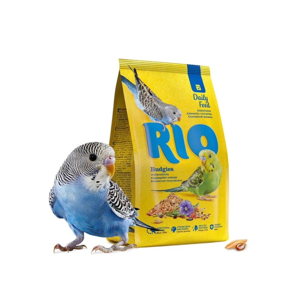RIO: Корм для волнистых попугайчиков, основной рацион, 1 кг 