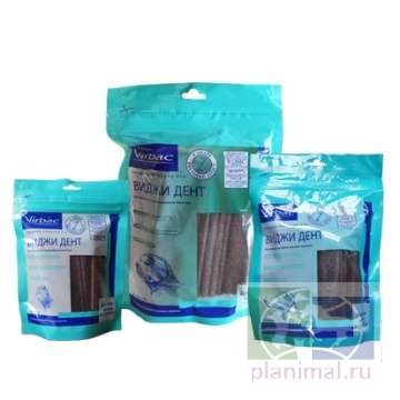 Virbac: Виджи Дент, жевательные палочки для поддержания здоровья зубов собак, М (10-30 кг), 15 шт./уп.