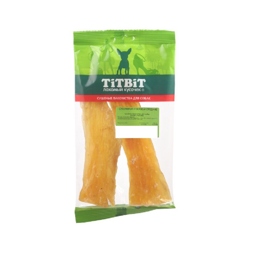 TiTBiT: сухожилия говяжьи средние (мягкая упаковка), 95 гр.