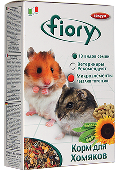 Fiory Superpremium Hamsters смесь для хомяков, 400 гр.