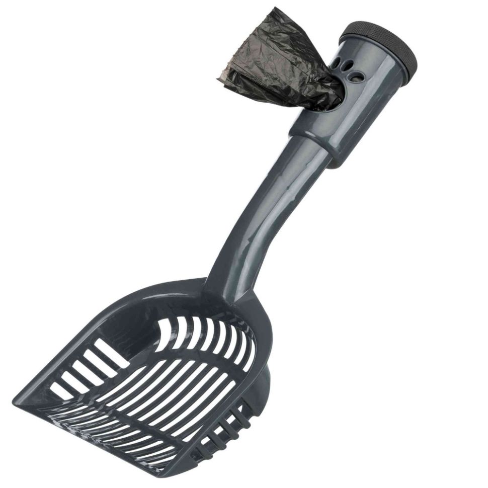 Тrixie: Совок для кошачьего туалета с мешком, M: 38 см, арт. 40477