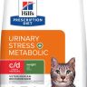 Hill's: Metabolic+Urinary+WEIGHT+STRESS, корм для взрослых кошек, для коррекции веса и МКБ, 1,5 кг