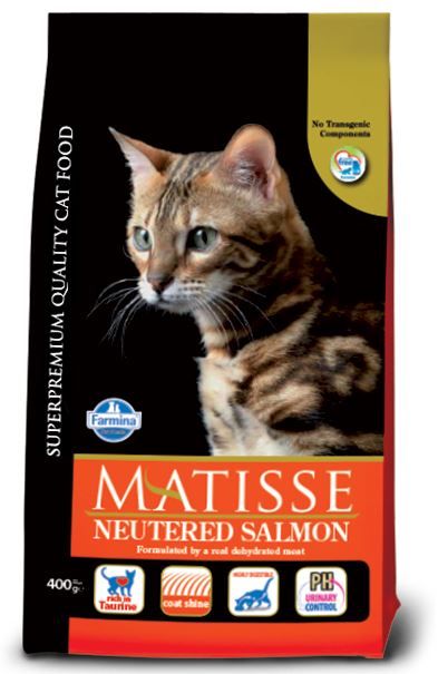 Matisse Neutered SALMON&TUNA корм стерилизованных кошек лосось с тунцом, 1,5 кг