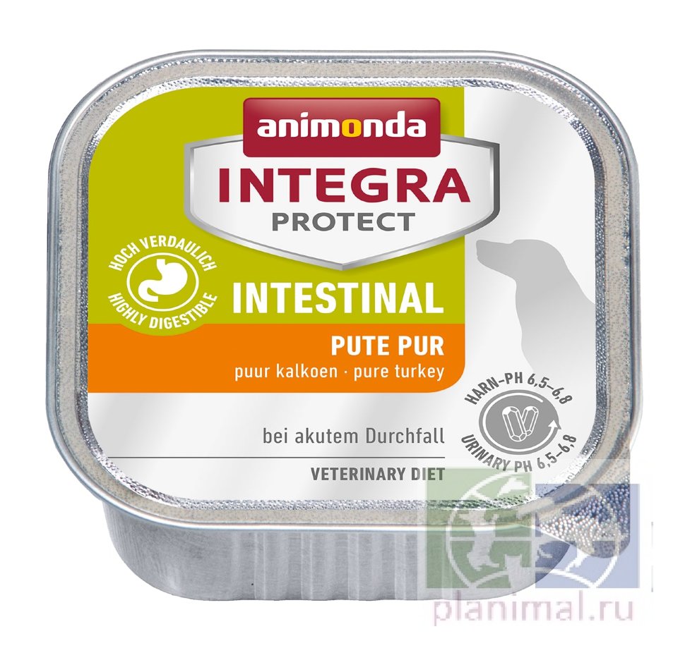 Animonda Integra Protect Dog Intestinal диета для взрослых собак при нарушениях пищеварения, 150 гр.