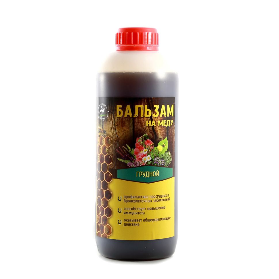 Идальго: Бальзам на меду Грудной для лошадей, 1 л.