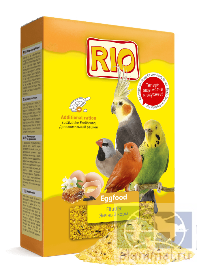 RIO Яичный корм для всех видов птиц, 25 кг