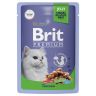 Brit: Premium, Пауч для взрослых кошек, Цыпленок в желе, 85 гр.