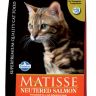Matisse Neutered SALMON&TUNA корм стерилизованных кошек лосось с тунцом, 10 кг