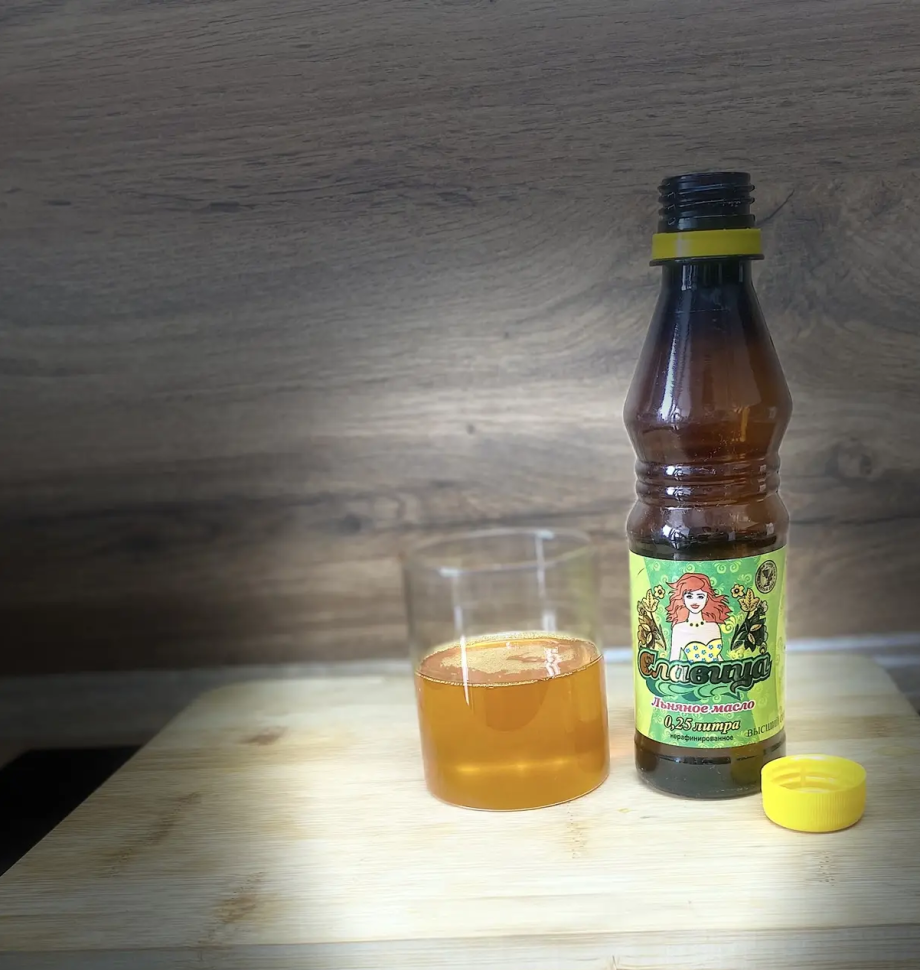 Славица: Масло льняное алтайское нерафинированное высший сорт, 250 мл