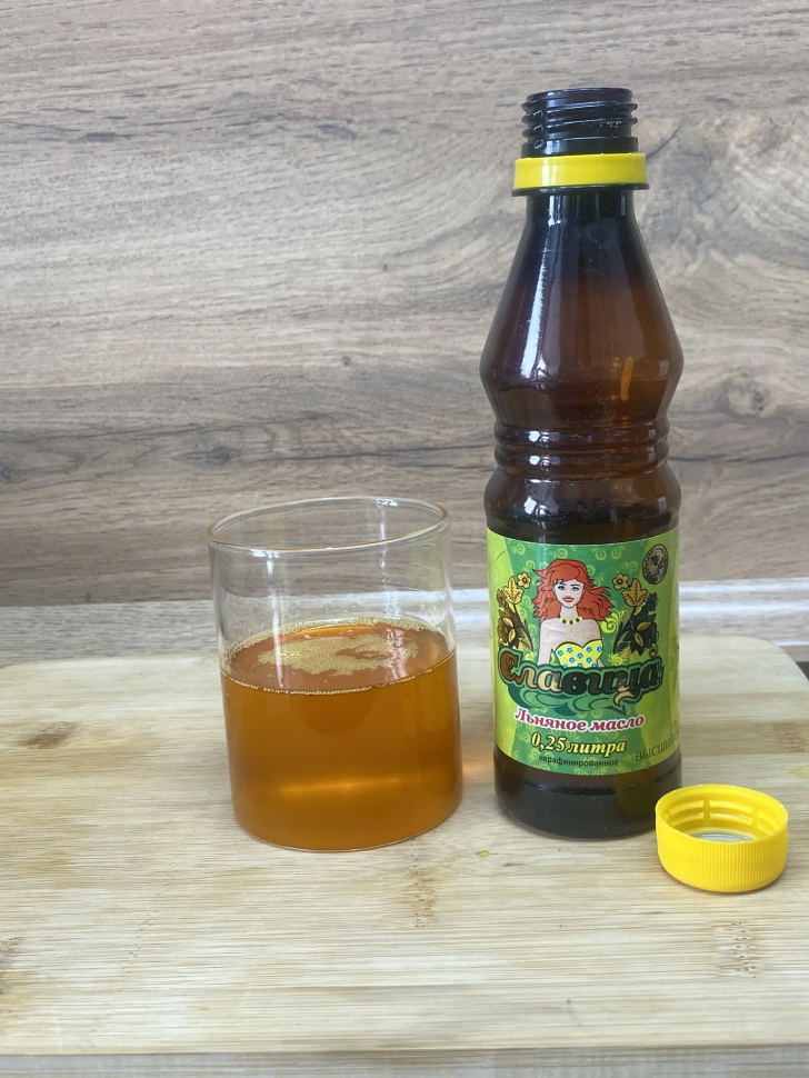 Славица: Масло льняное алтайское нерафинированное высший сорт, 250 мл