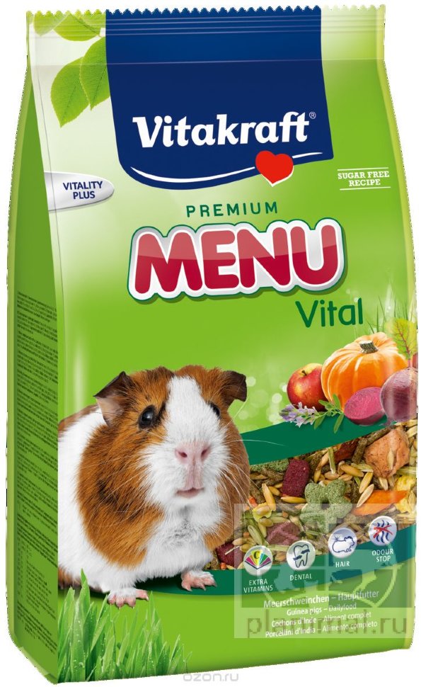 Vitakraft  Premium Menü Vital корм для морских свинок, 400 гр.