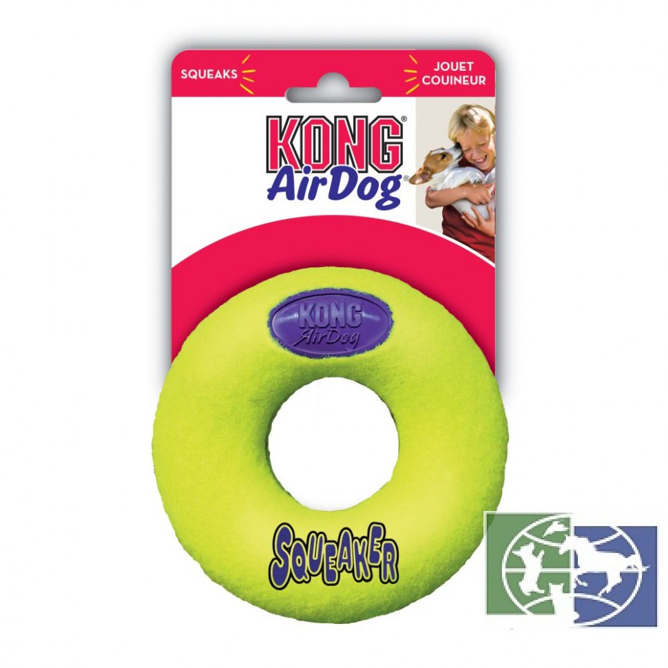 KONG игрушка для собак Air "Кольцо" среднее 12 см