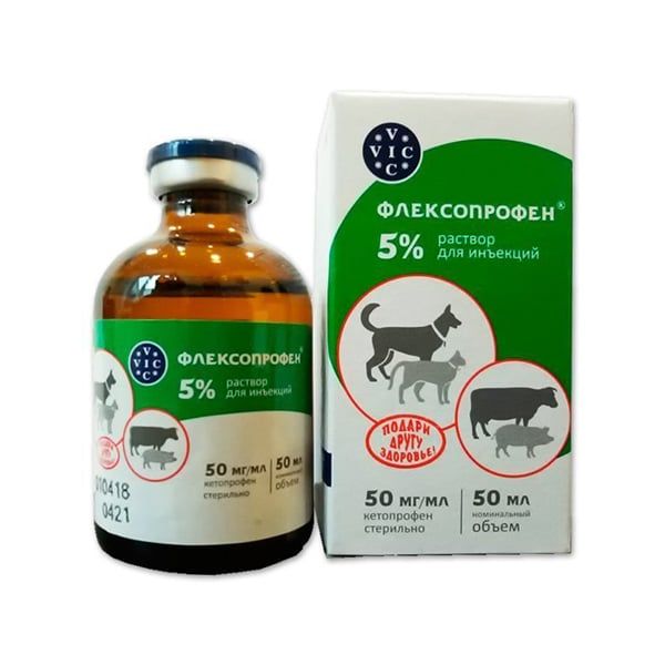 ВИК: Флексопрофен 5 %, 50 мл
