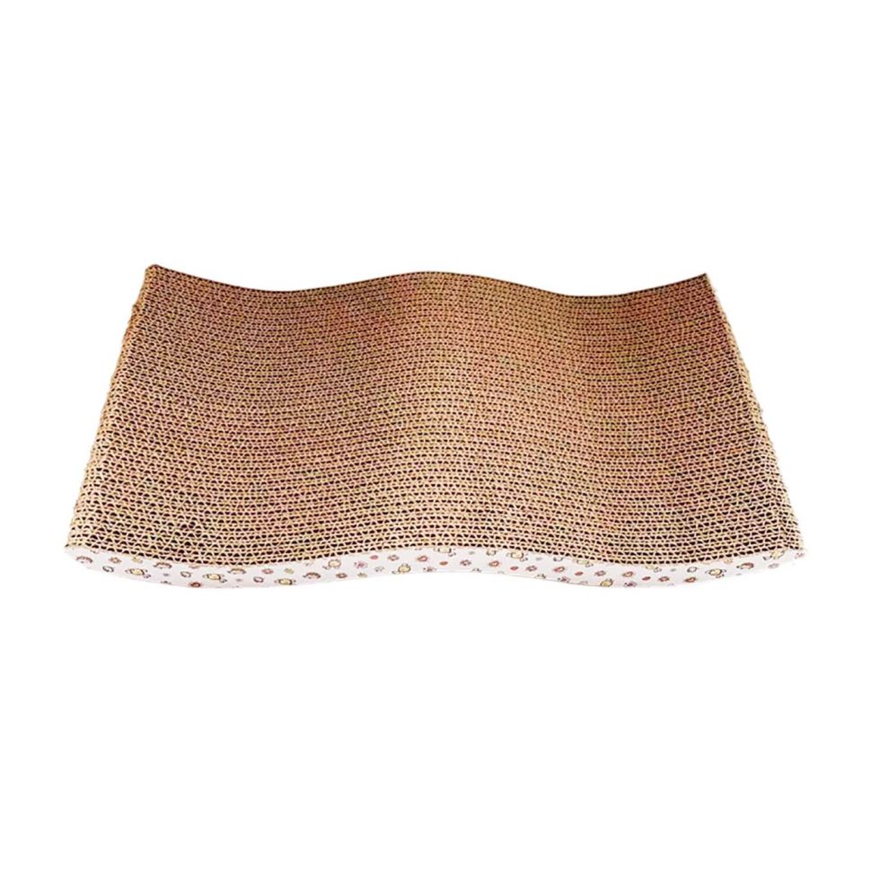 BRAVA: Когтеточка ВОЛНА, гофрокартон, 44*25*5 см 