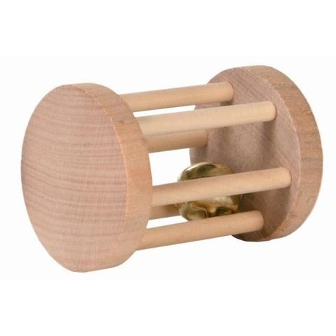 Trixie: Игрушка для грызунов "Барабан", дерево, 3,5 см х 5 см