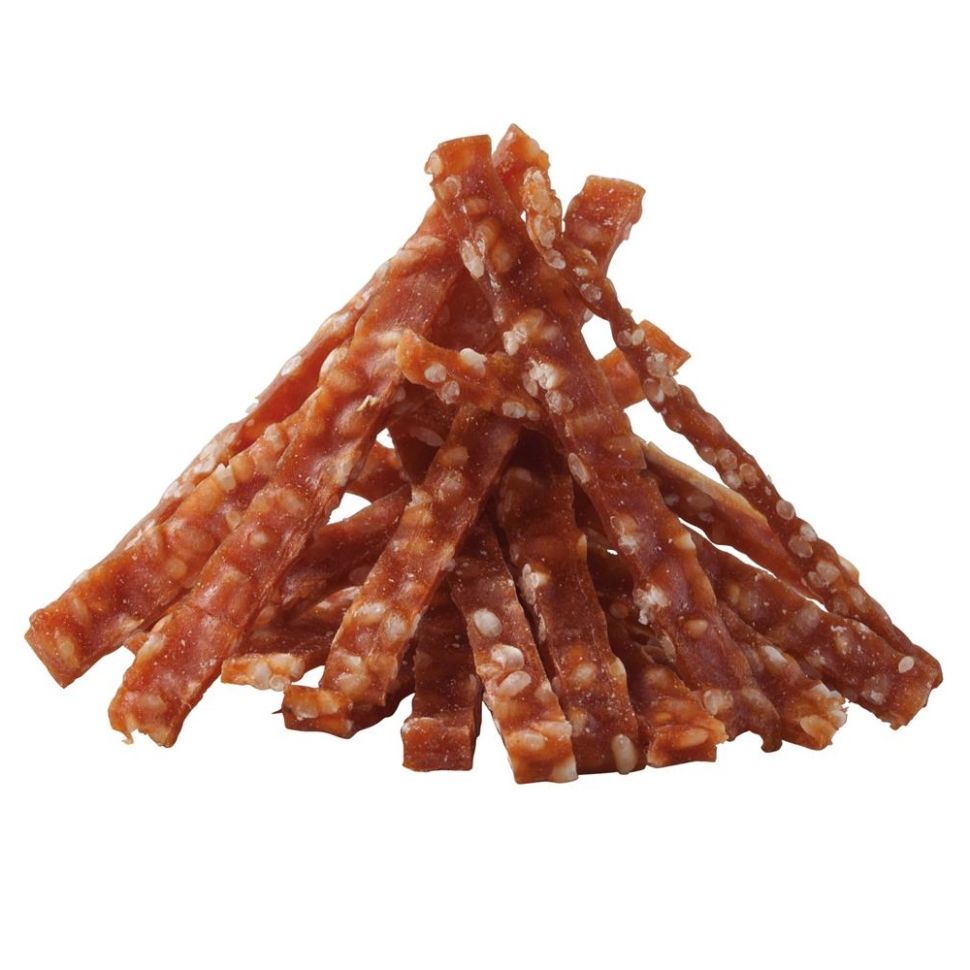 Деревенские Лакомства: Нарезка из индейки с рисом, лакомство для щенков, 85 гр