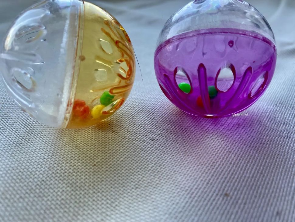 Triol: Набор игрушек для кошек "Активная игра 10", 2 мяча d=4,5 см, мышь 5,5 см, 22181041