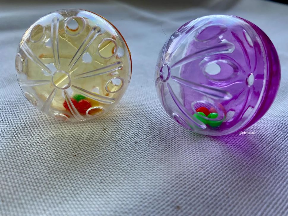 Triol: Набор игрушек для кошек "Активная игра 10", 2 мяча d=4,5 см, мышь 5,5 см, 22181041