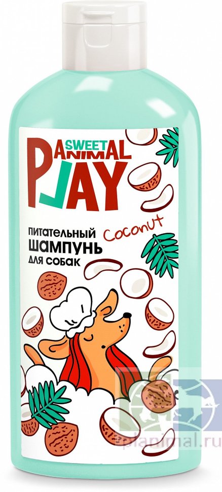 Animal Play Sweet Питательный шампунь для собак Ямайский кокос, 300 мл