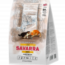Savarra LARGE CAT Гипоаллергенный корм для взрослых кошек крупных пород индейка, 300 гр.