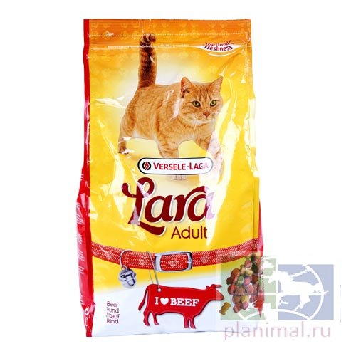 Versele-Laga Lara Adult Beef корм для взрослых кошек с говядиной 10 кг