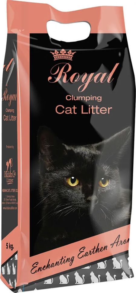 Indian Cat Litter: Аромат №2 индийской земли, наполнитель, комкующийся, бентонит, 5 кг