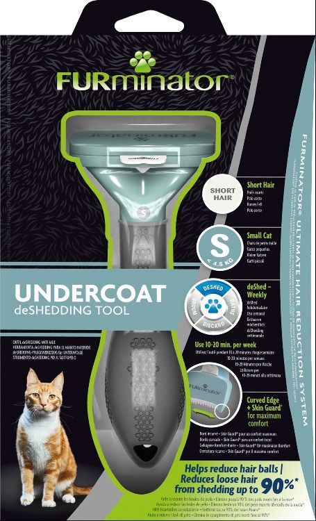 FURminator Short Hair Small Cat для маленьких кошек короткошерстных пород 4 см