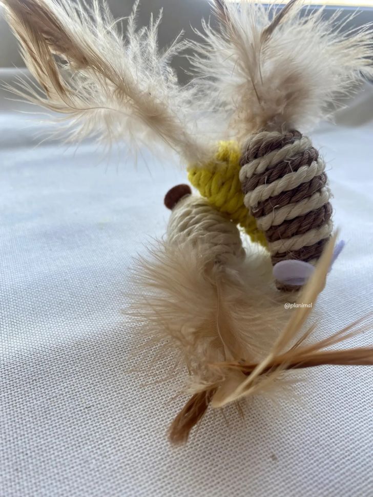 Triol: Набор игрушек для кошек "Активная игра 17", 3 мыши 55 мм, 22181056