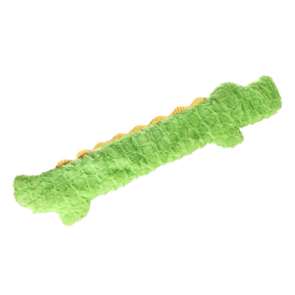 GiGwi Игрушка для собак Крокодил шуршащий с пищалкой 60 см, серия CATCH & FETCH, 85088