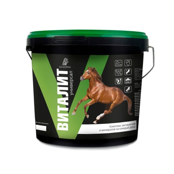 ТМ-Корма: ВитаЛит 3 кг, витаминно-минеральный комплекс для лошадей