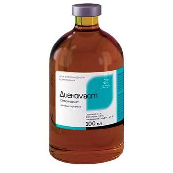 Агрофарм: Диеномаст, суспензия для интрацистернального введения, диоксидин, гентамицин, 100 мл
