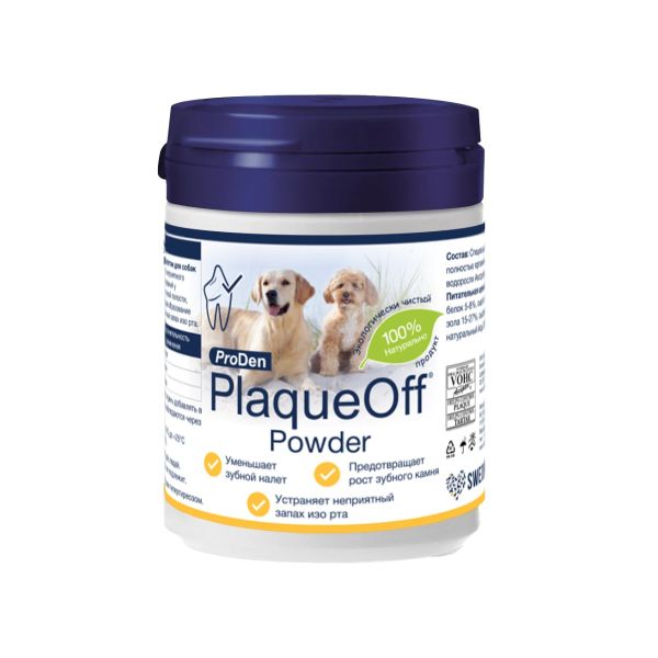 ProDen: PlaqueOff средство для профилактики зубного камня, для собак и кошек, 40 г