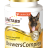 Unitabs: BrewersComplex с пивными дрожжами для крупных собак, 100 табл.