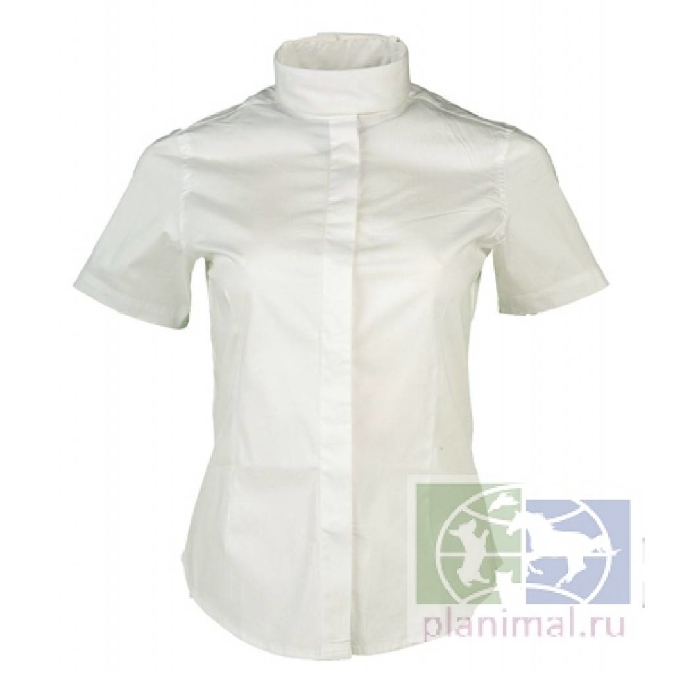 HKM: Блузка женская для верховой езды -Elastik-, 1/4 рукав, белый, р-р XS, арт. 2296