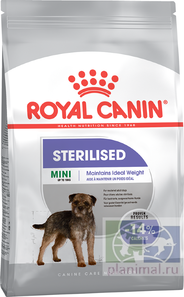 Royal Canin Mini Sterilised корм для взрослых (с 10 мес.) стерилизованных собак мелких пород, 2 кг