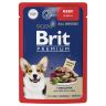 Brit Premium Пауч для взрослых собак всех пород, Говядина в соусе, 85 гр.