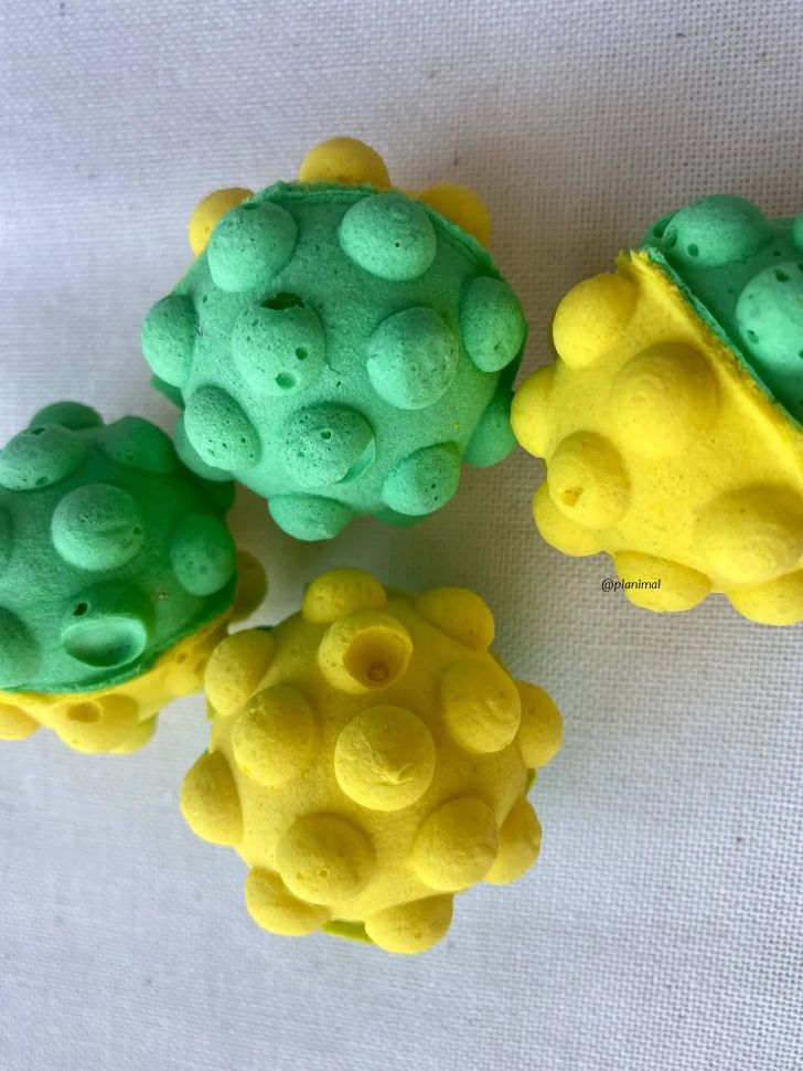 Triol Игрушка для кошек Мяч-мина, EVA, d = 45 мм, упаковка 4 шт., арт. 22131010