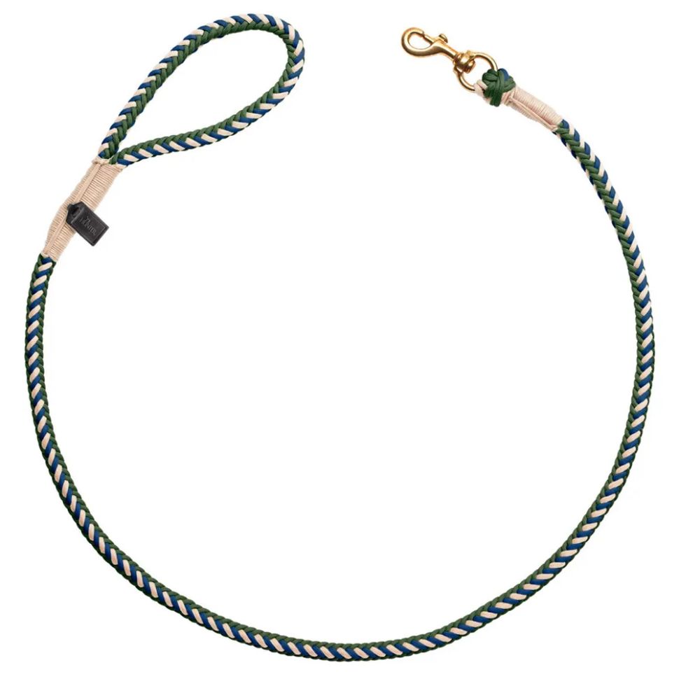 Hunter: поводок для собак, Tinnum 14 / 140, синий с зеленым